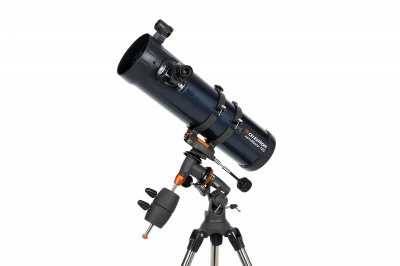 Teleskopas Celestron Astromaster 130EQ Reflector 33x Juodas, Mėlyna, Pilkas