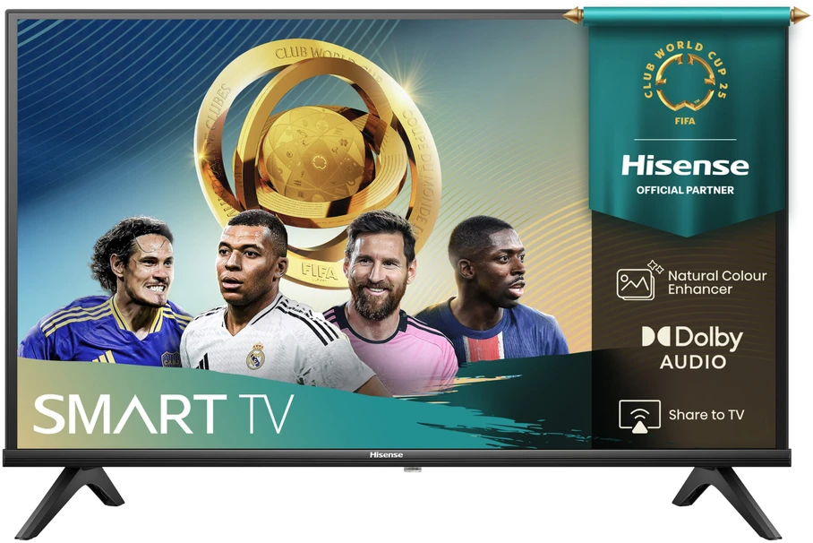 Televizorius Hisense FHD Smart TV | 40A4Q | 40" | Smart TV | VIDAA OS | FHD | Juodas