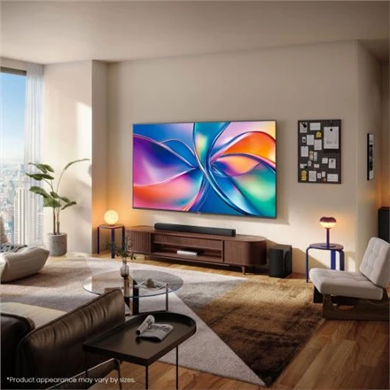 Televizorius Hisense UHD QLED Smart TV | 55E7Q | 55" | Smart TV | VIDAA OS | UHD | Juodas