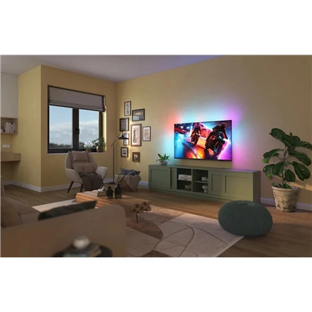 LED televizorius „Philips QD MiniLED“, 4K „Ambilight“, 55MLED920/12
