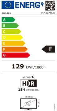 „Philips QD MiniLED 4K“ televizorius | 55MLED820/12 | 55 | Išmanusis televizorius | TITAN OS | Juodas