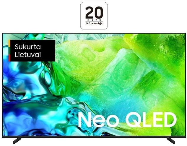Televizorius Samsung QE65QN80HAUXXH 2026m. modelis (40 EUR nuolaidos kodas)
