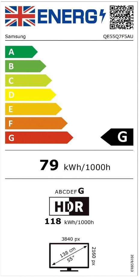Samsung TV QE55Q7F2AUXXH QLED 4K