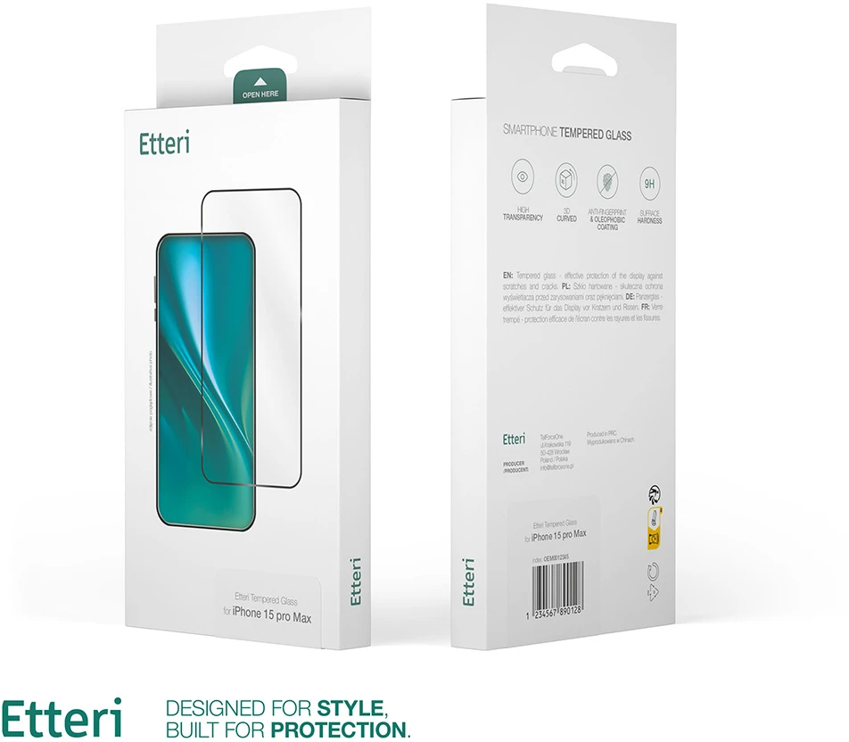 Etteri 9D grūdintas stiklas Samsung Galaxy S24 Plus