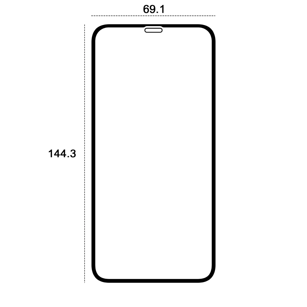 Telforceone Etteri apsauginis stiklas 9D Apple iPhone 11 6,1"
