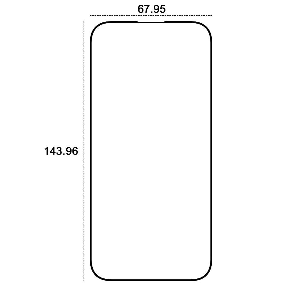 Telforceone Etteri apsauginis stiklas 9D Apple iPhone 14 Pro 6,1"
