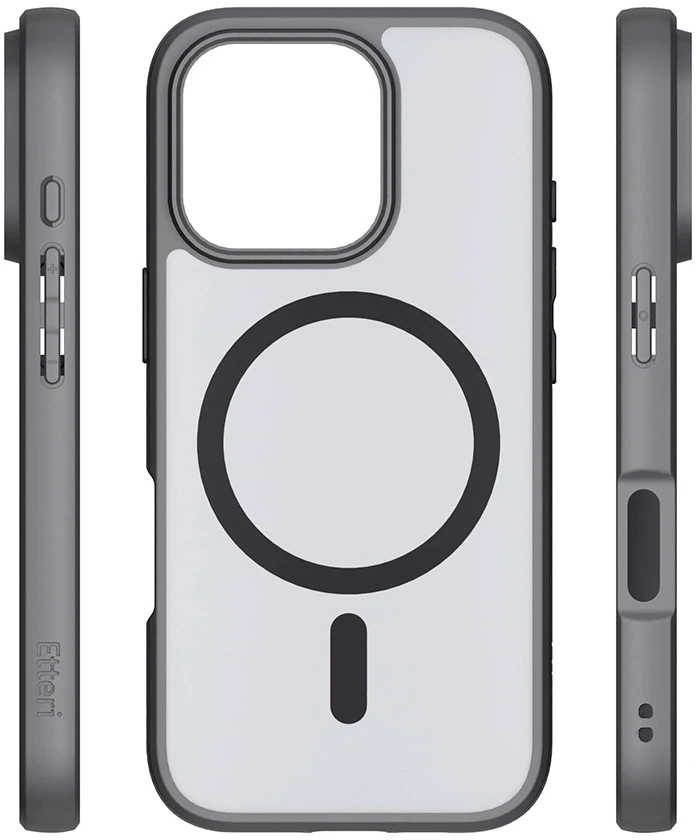 Etteri Matt Mag dėklas, skirtas iPhone 16 Pro 6,3" juodas