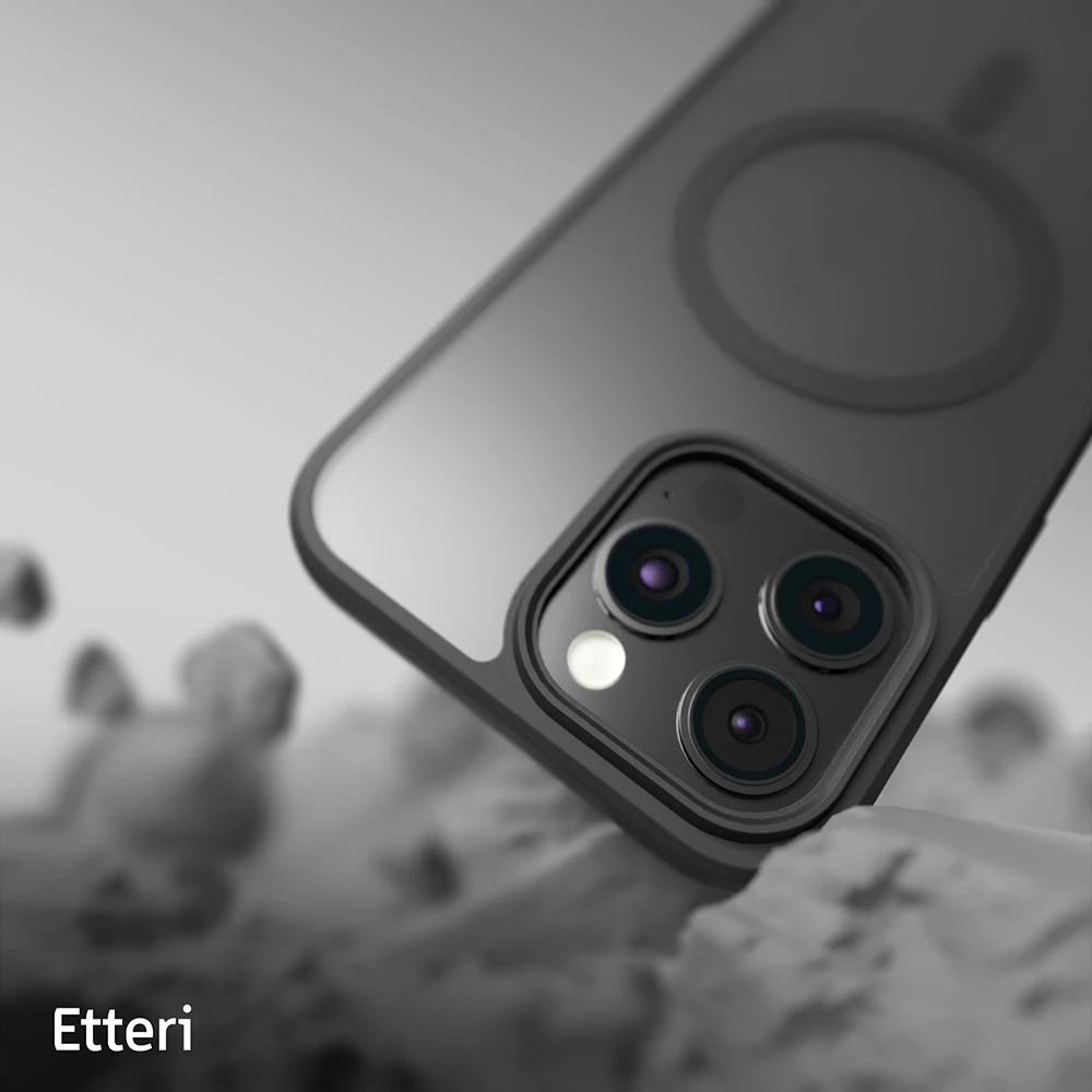Etteri Matt Mag dėklas, skirtas iPhone 16 Pro 6,3" juodas