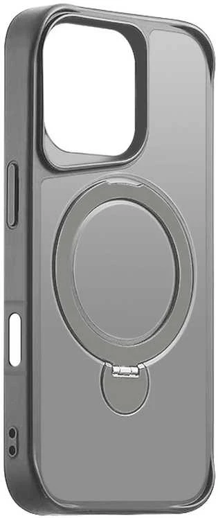 Telforceone Etteri Matt Mag Ring Apple iPhone 16 Pro 6,3" dėklas telefonui pilkos spalvos