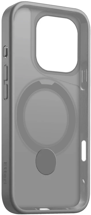 Etteri Matt Mag Ring dėklas, skirtas iPhone 16 Pro 6,3" pilkas
