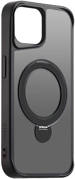 Etteri Matt Mag Ring dėklas, skirtas iPhone 14 6,1" juodas
