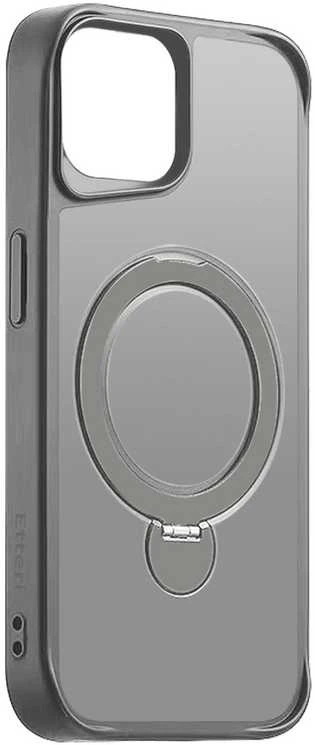 Telforceone Etteri Matt Mag Ring Apple iPhone 14 6,1" dėklas telefonui pilkos spalvos