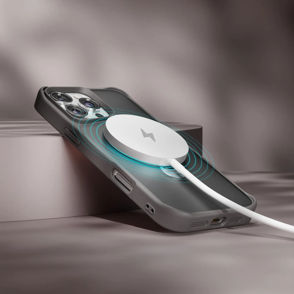 Etteri Matt Mag Ring dėklas, skirtas iPhone 16 Pro Max 6,9" pilkas
