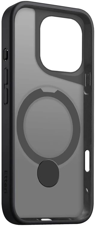 Etteri Matt Mag Ring dėklas, skirtas iPhone 16 Pro Max 6,9" juodas