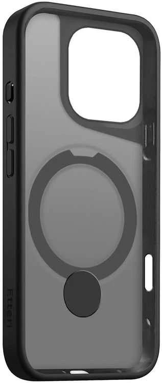 Telforceone Etteri Matt Mag Ring Apple iPhone 16 Pro Max 6,9" dėklas telefonui juodos spalvos