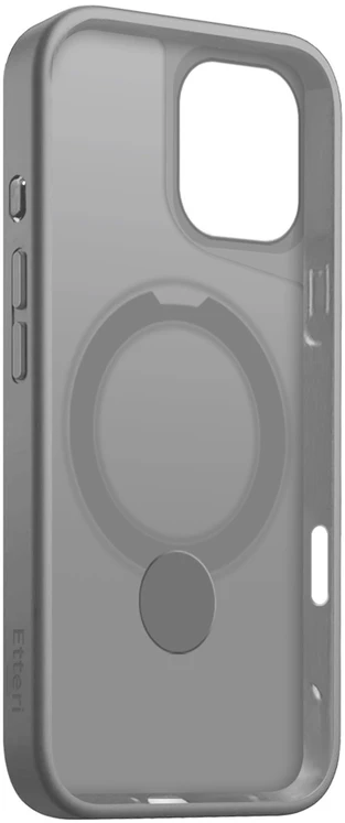 Etteri Matt Mag Ring dėklas, skirtas iPhone 16 6,1" pilkas