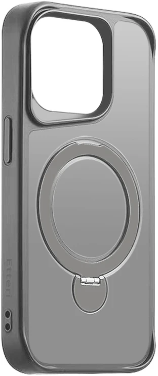 Etteri Matt Mag Ring dėklas, skirtas iPhone 15 Pro 6,1" pilkas
