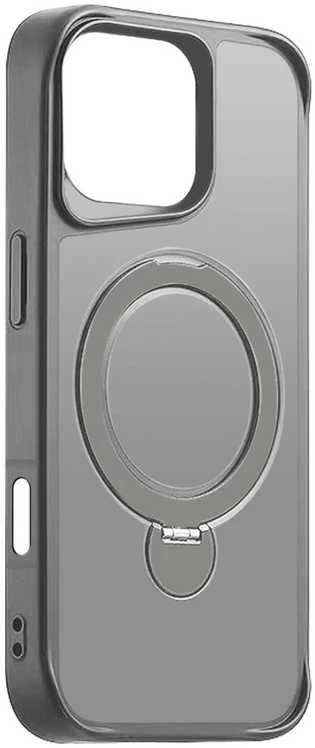 Telforceone Etteri Matt Mag Ring Apple iPhone 16 Pro Max 6,9" dėklas telefonui pilkos spalvos