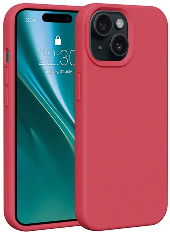 Etteri silikoninis dėklas iPhone 11 aviečių spalvos