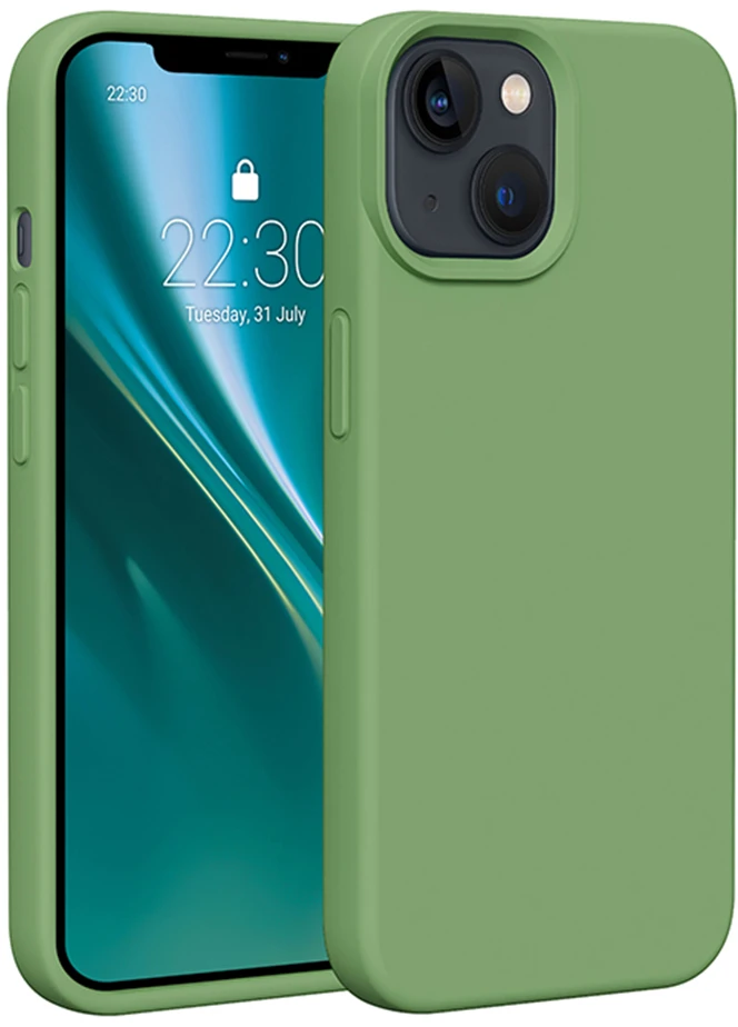 Etteri silikoninis dėklas iPhone 14 6,1" šviesiai žalias