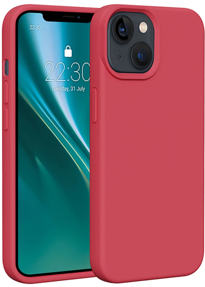 Etteri silikoninis dėklas iPhone 14 6,1" aviečių spalvos