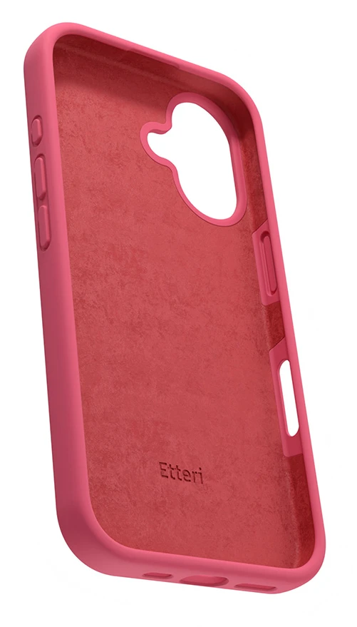 Etteri silikoninis dėklas iPhone 16 6,1" aviečių spalvos