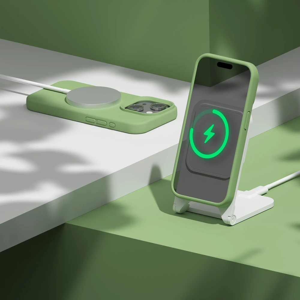 Etteri silikoninis dėklas iPhone 11 šviesiai žalias