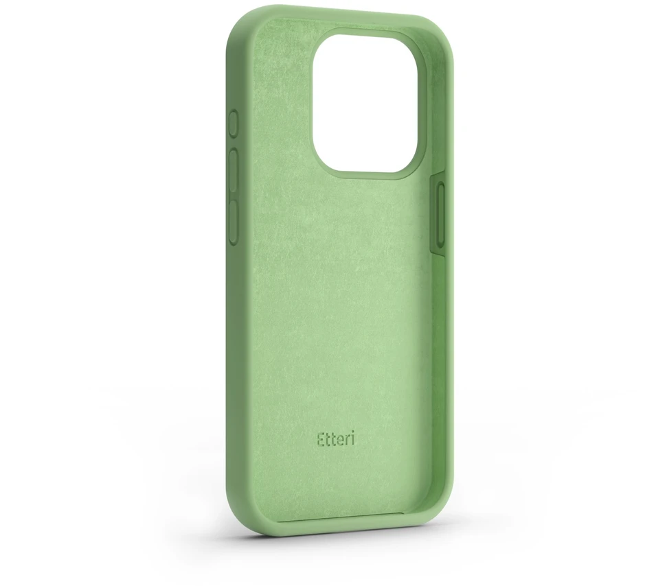 Etteri silikoninis dėklas iPhone 11 šviesiai žalias