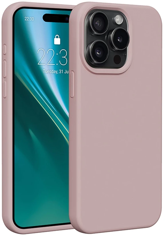 Etteri silikoninis dėklas iPhone 12 / 12 Pro 6,1" šviesiai rožinis