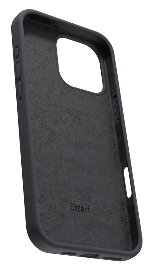 Etteri silikoninis dėklas iPhone 16 Pro Max 6,9" juodas
