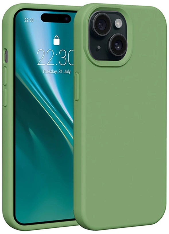 Etteri silikoninis dėklas iPhone 13 6,1" šviesiai žalias