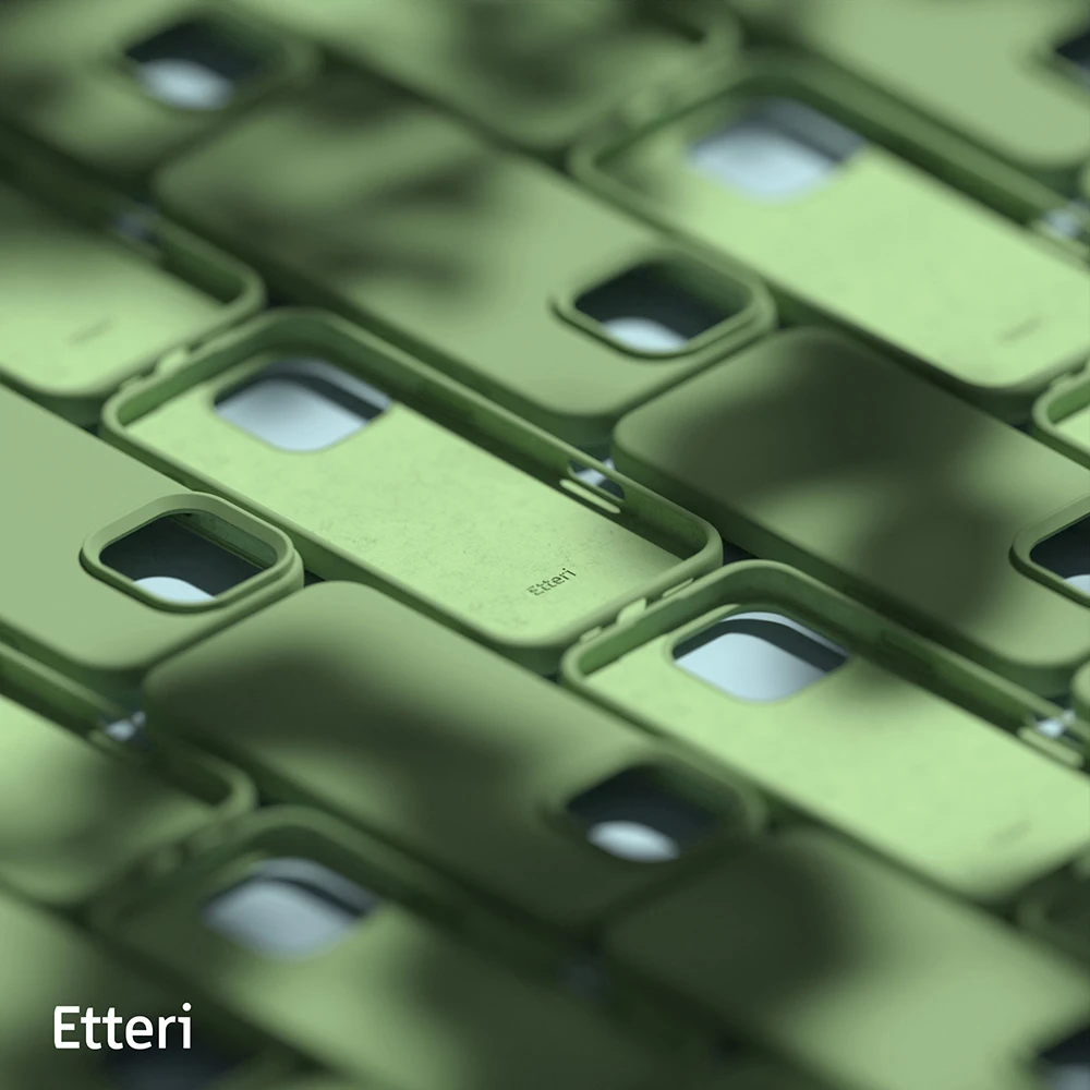 Etteri silikoninis dėklas iPhone 16 Pro Max 6,9" šviesiai žalias