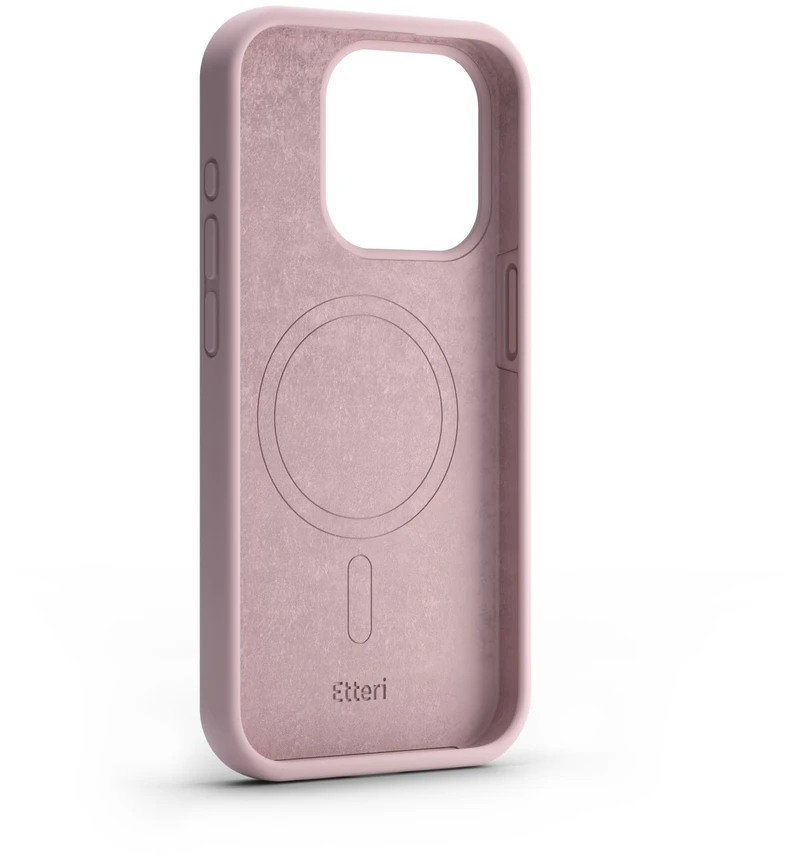 Etteri silikoninis Mag dėklas, skirtas iPhone 15 Pro Max 6,7", šviesiai rožinis