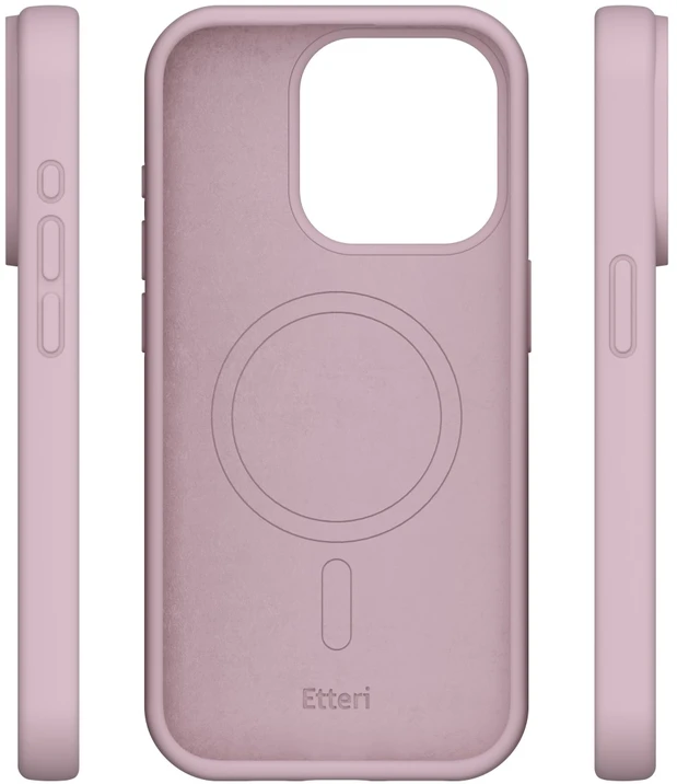 Etteri silikoninis Mag dėklas, skirtas iPhone 14 6,1" šviesiai rožinis