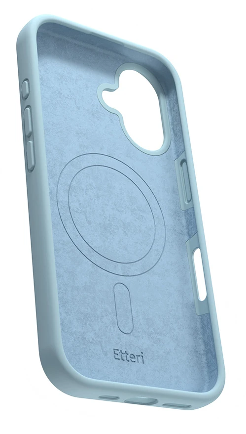 Etteri silikoninis Mag dėklas, skirtas iPhone 16 Plus 6,7" šviesiai mėlynas