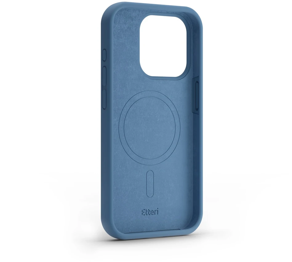 Etteri silikoninis Mag dėklas, skirtas iPhone 15 Pro Max 6,7" tamsiai mėlynas