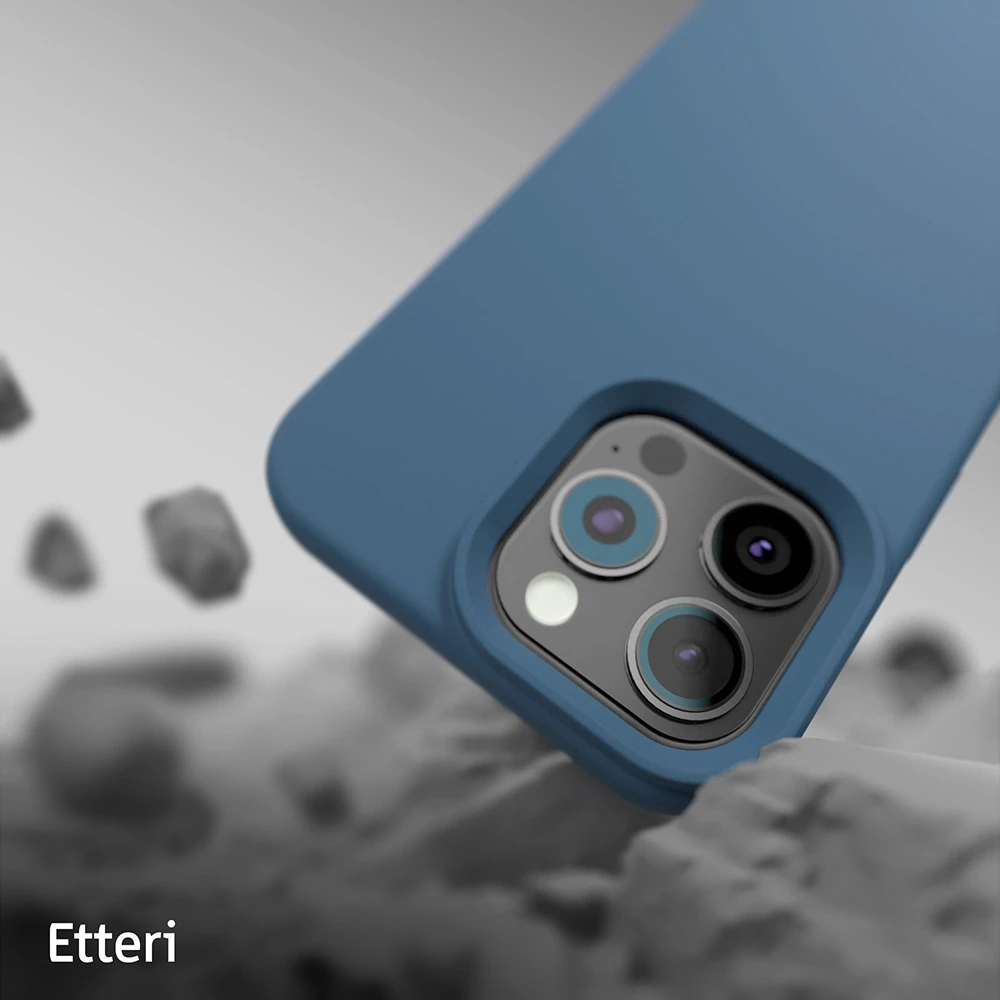 Etteri silikoninis Mag dėklas, skirtas iPhone 16 Pro Max 6,9" tamsiai mėlynas