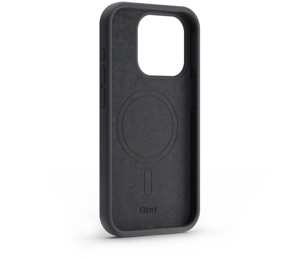 Etteri silikoninis Mag dėklas, skirtas iPhone 15 Pro Max 6,7" juodas