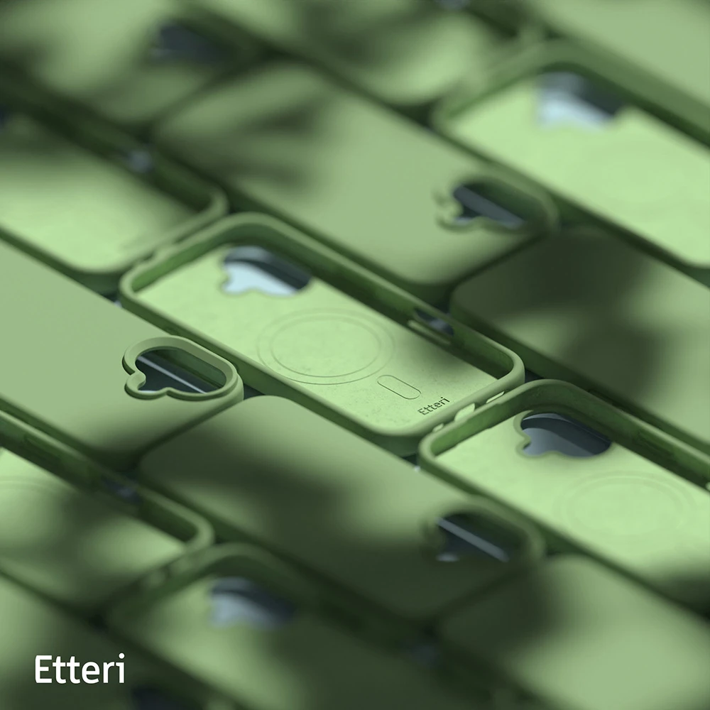 Etteri silikoninis Mag dėklas, skirtas iPhone 16 Plus 6,7" šviesiai žalias