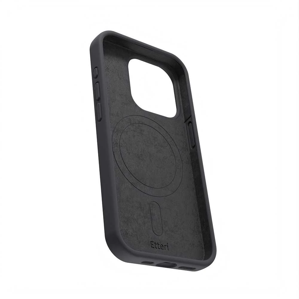 Telforceone Etteri Silicone Mag dėklas Apple iPhone 13 6,1" juodos spalvos