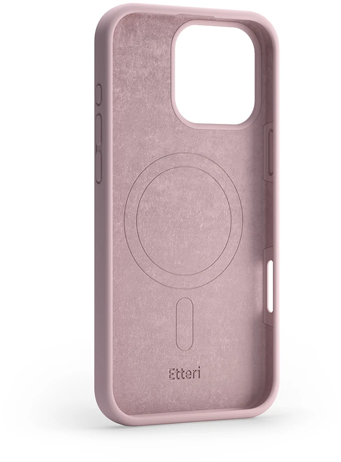 Etteri silikoninis Mag dėklas, skirtas iPhone 16 Pro Max 6,9", šviesiai rožinis