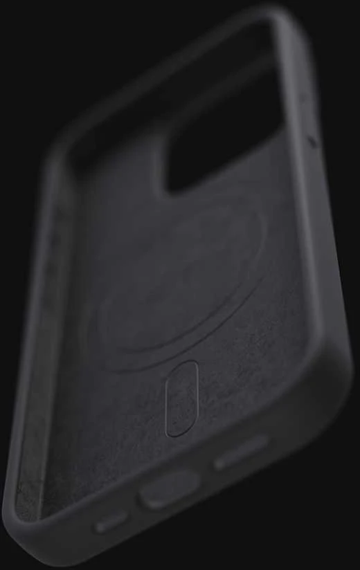 Telforceone Etteri Silicone Mag dėklas Apple iPhone 13 6,1" juodos spalvos
