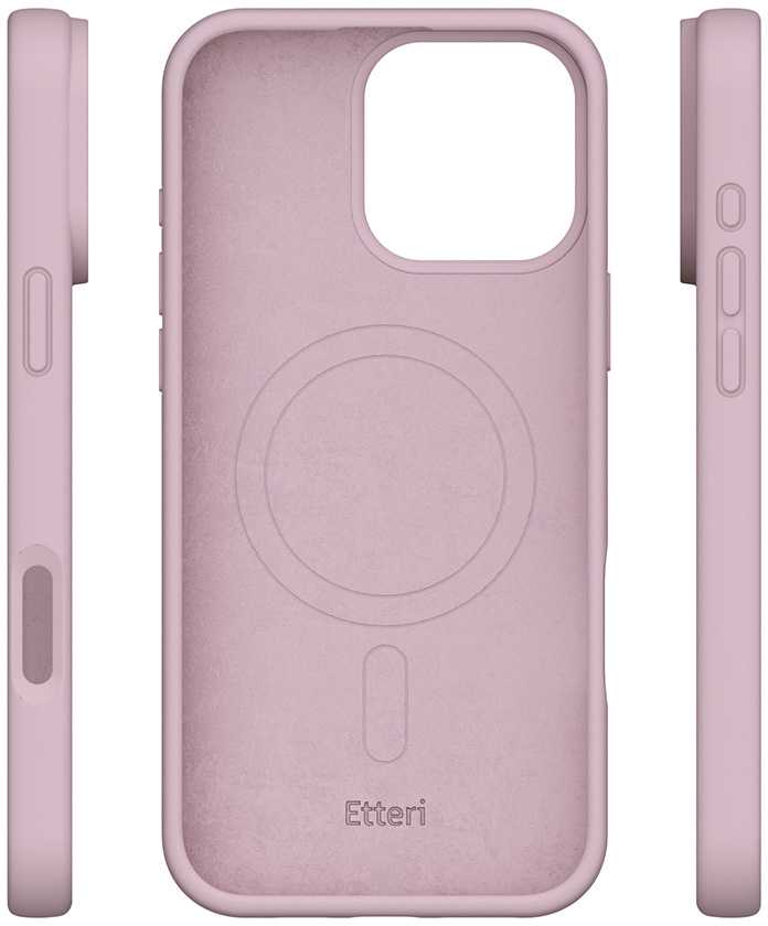 Telforceone Etteri Silicone Mag dėklas Apple iPhone 16 Pro Max 6,9" rožinės spalvos