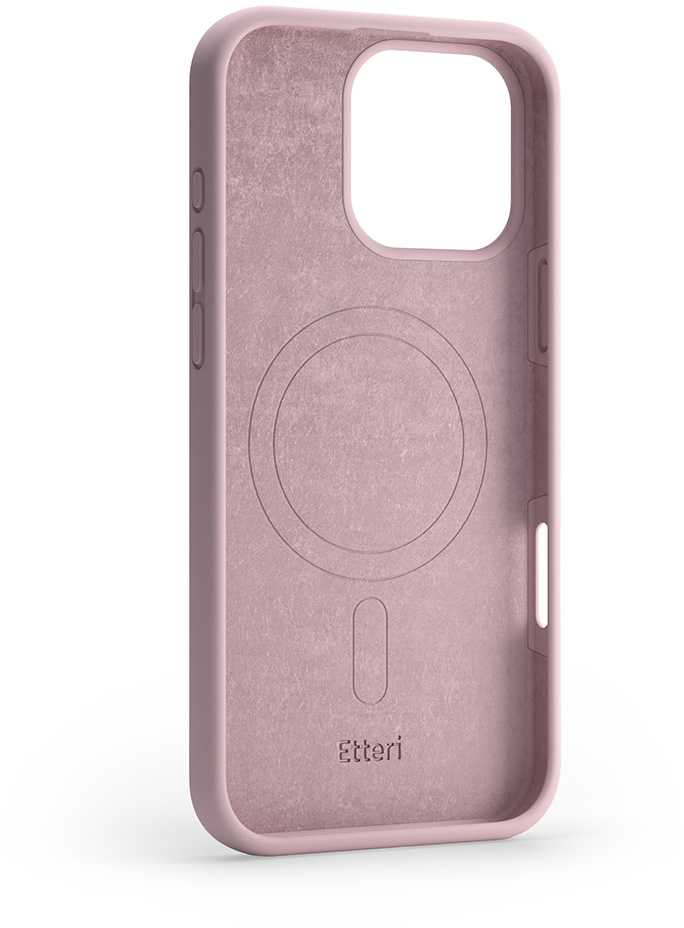 Telforceone Etteri Silicone Mag dėklas Apple iPhone 16 Pro Max 6,9" rožinės spalvos