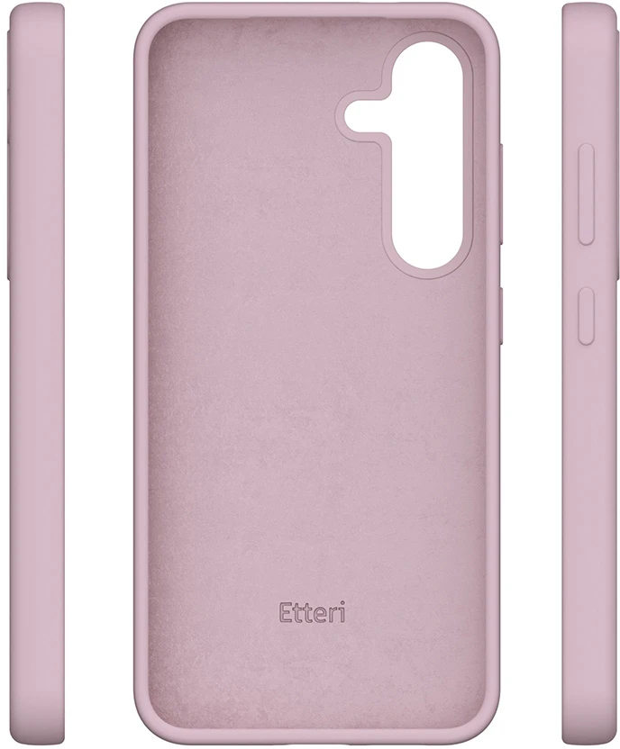 Etteri silikoninis dėklas Samsung Galaxy S24 Plus šviesiai rožinis
