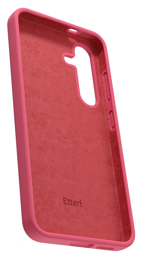 Etteri silikoninis dėklas Samsung Galaxy S24 Plus aviečių spalvos