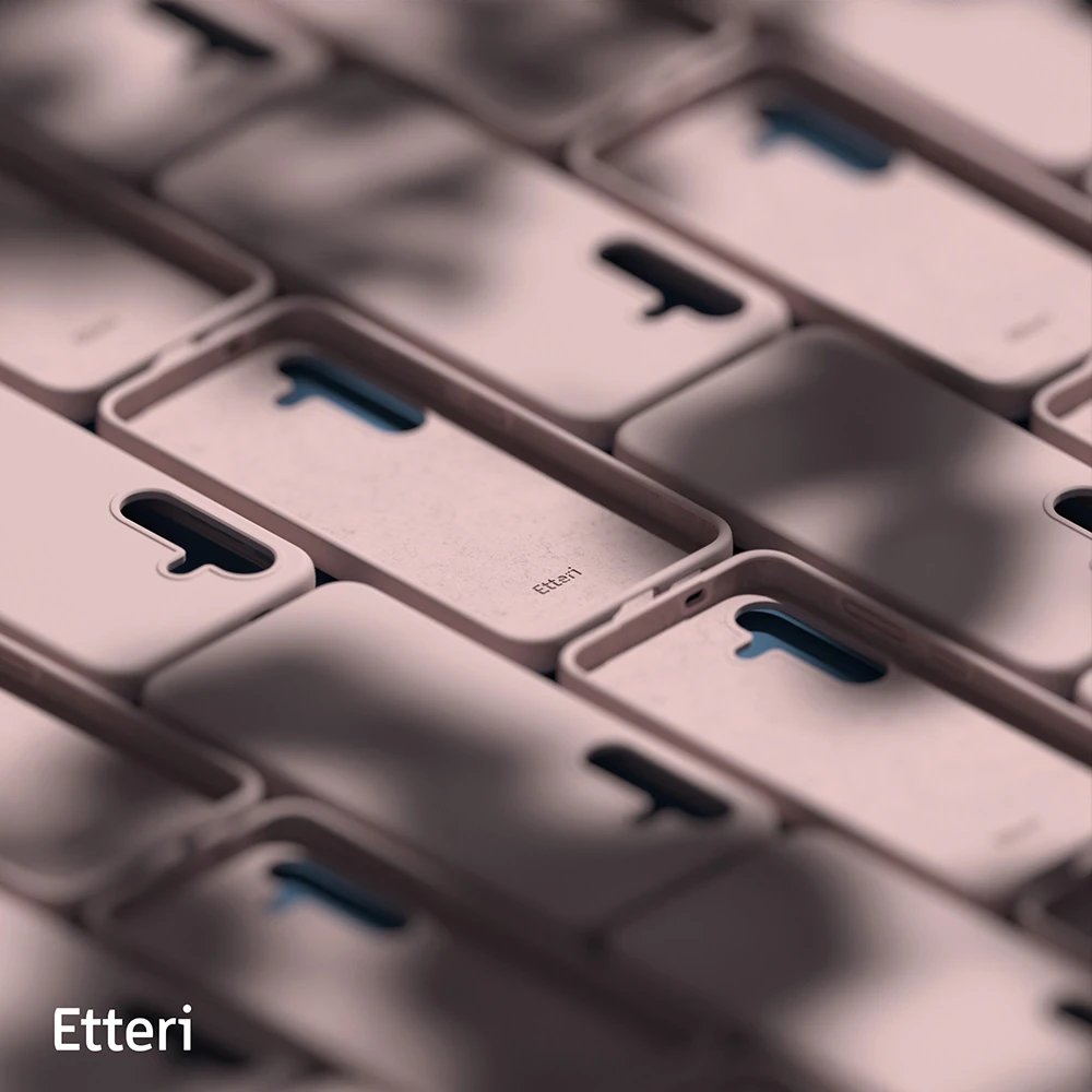Etteri silikoninis dėklas Samsung Galaxy S24 Plus šviesiai rožinis