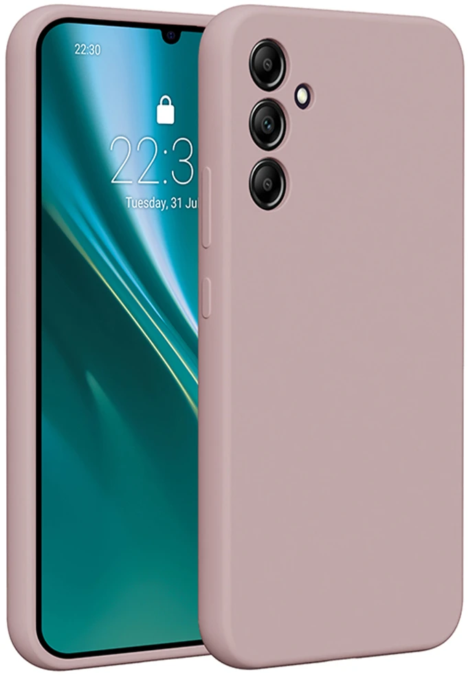 Etteri silikoninis dėklas Samsung Galaxy A34 5G šviesiai rožinis
