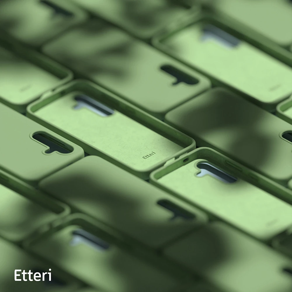 Etteri silikoninis dėklas Samsung Galaxy S24 Plus šviesiai žalias