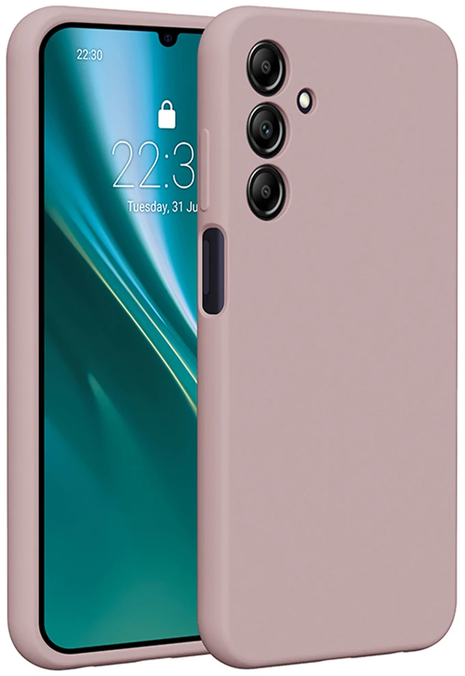 Etteri silikoninis dėklas Samsung Galaxy A25 5G (global) šviesiai rožinis